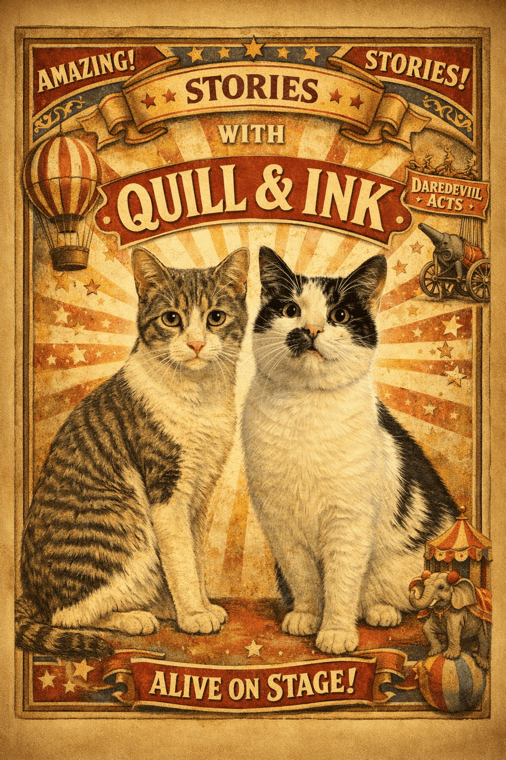 Stories with Quill & Ink - Amazing Stories, Alive on Stage!